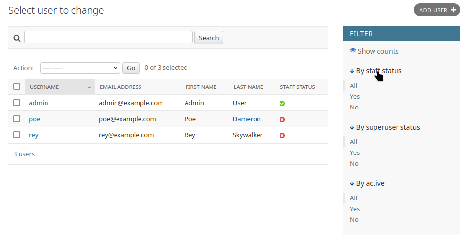 Django filtering