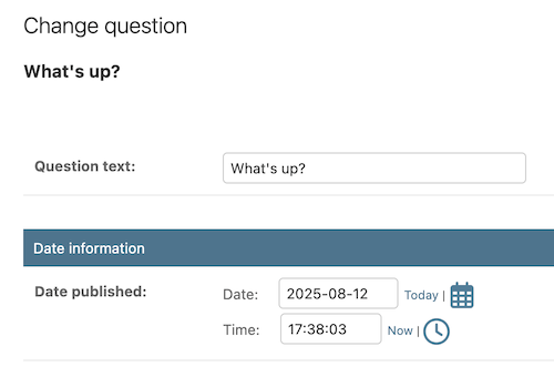 Form has fieldsets now